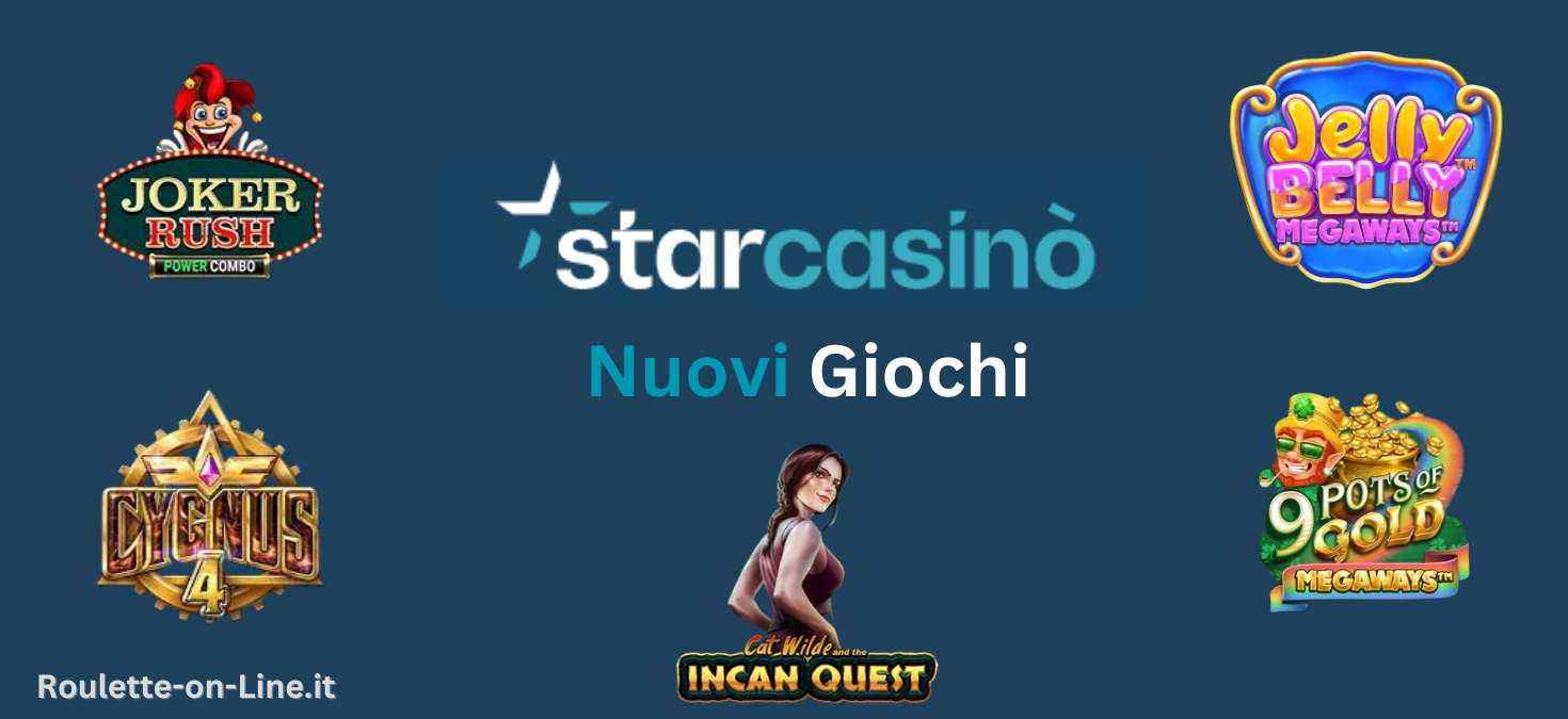 Star Casino nuovi giochi Gennaio 24