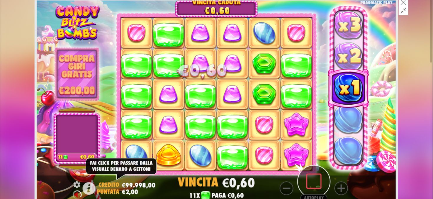 La Nuova Slot di Pragmatic Play, Candy Blitz Bombs, è Ora Disponibile in Italia – In Esclusiva su StarCasino