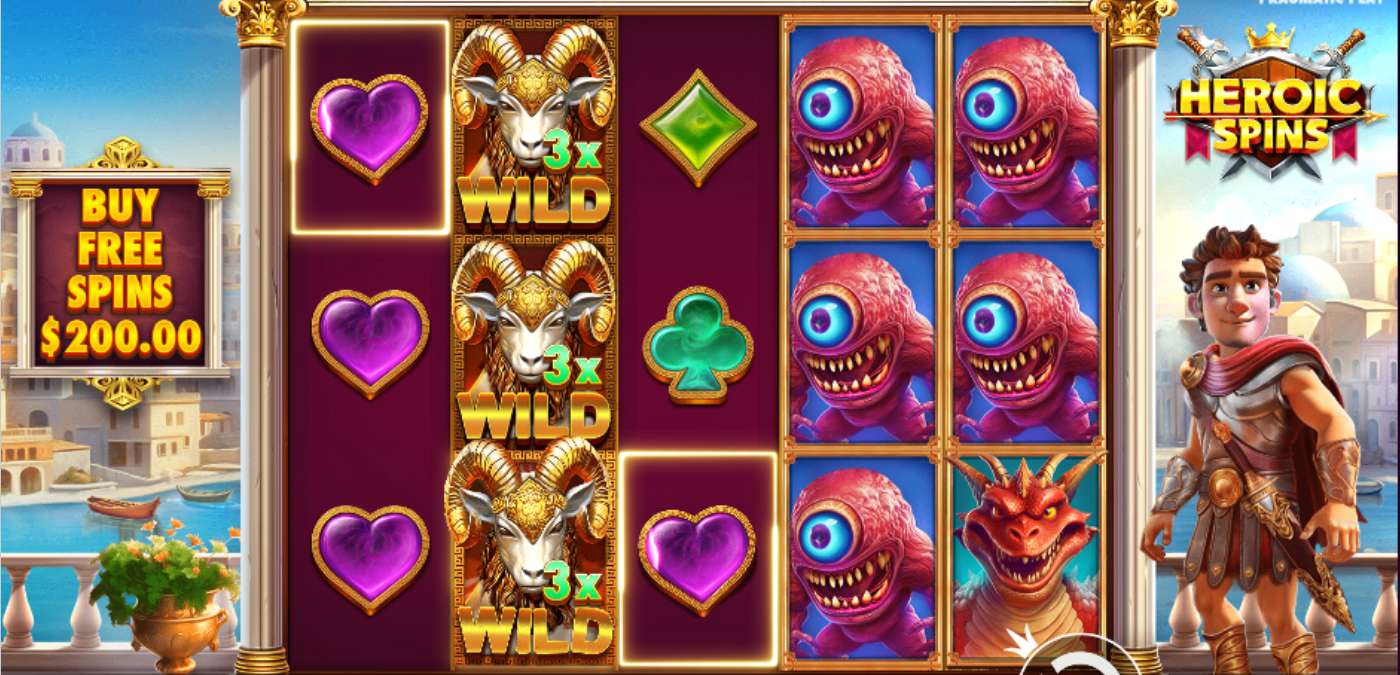 Heroic Spins Disponibile In Esclusiva su WilliamHill.it