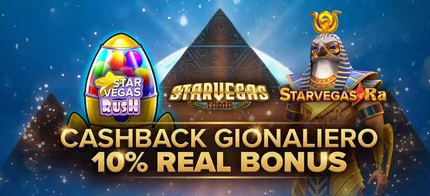 Promozioni Settimanali su StarVegas – Book of Ra, Playtech, StarVegas Daily Cashback
